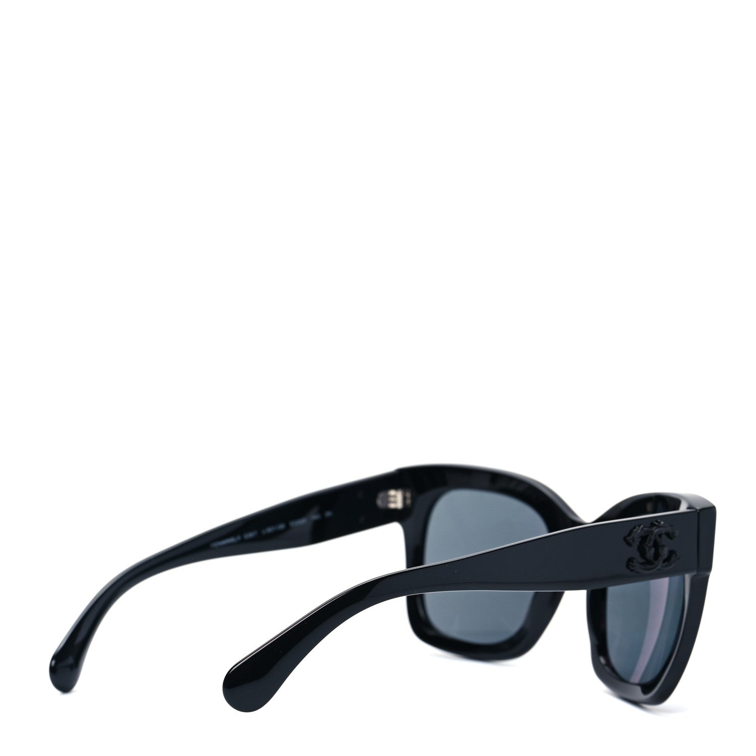 Chanel Acetate Square Sunglasses 5357 Black 4 of 7