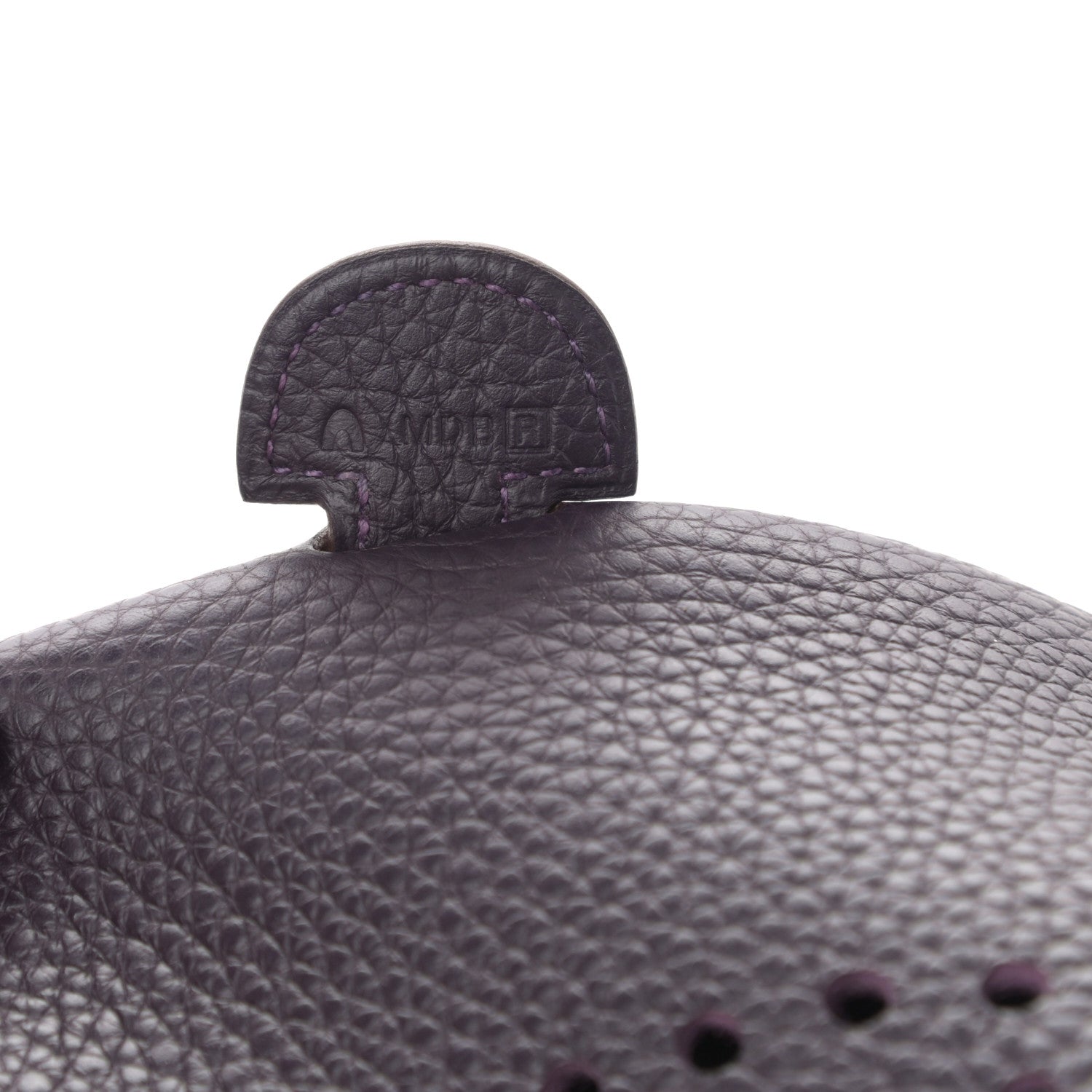 Hermes Taurillon Clemence Evelyne III PM Raisin 7 of 13