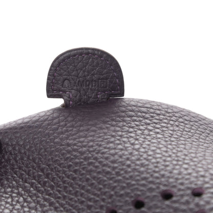 Hermes Taurillon Clemence Evelyne III PM Raisin 7 of 13