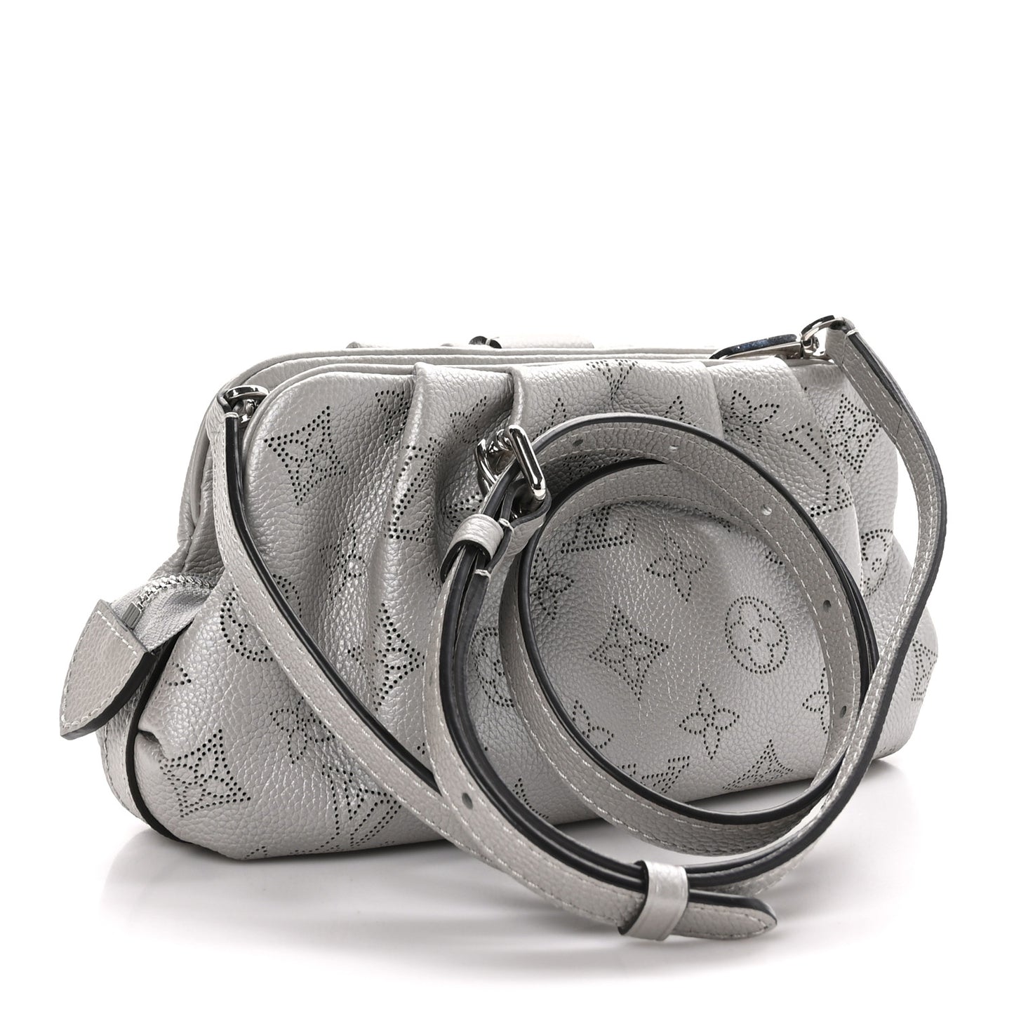 LOUIS VUITTON Mahina Scala Mini Pouch Gris Souris