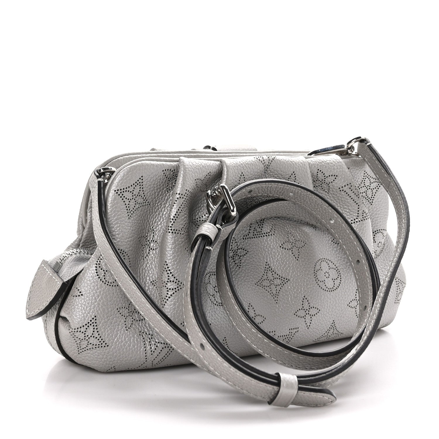 Louis Vuitton LOUIS VUITTON Mahina Scala Mini Pouch Gris Souris 3 of 9