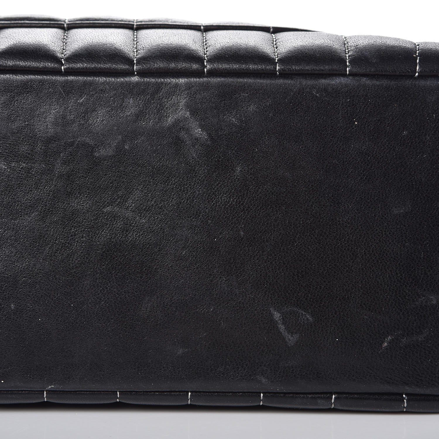 Chanel Lambskin Vertical Quilted Mademoiselle Small Camera Case Black 12 of 25