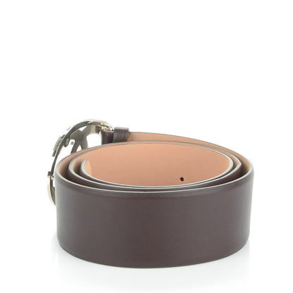 Chanel Calfskin CC Belt 105 42 Dark Brown 3 of 8