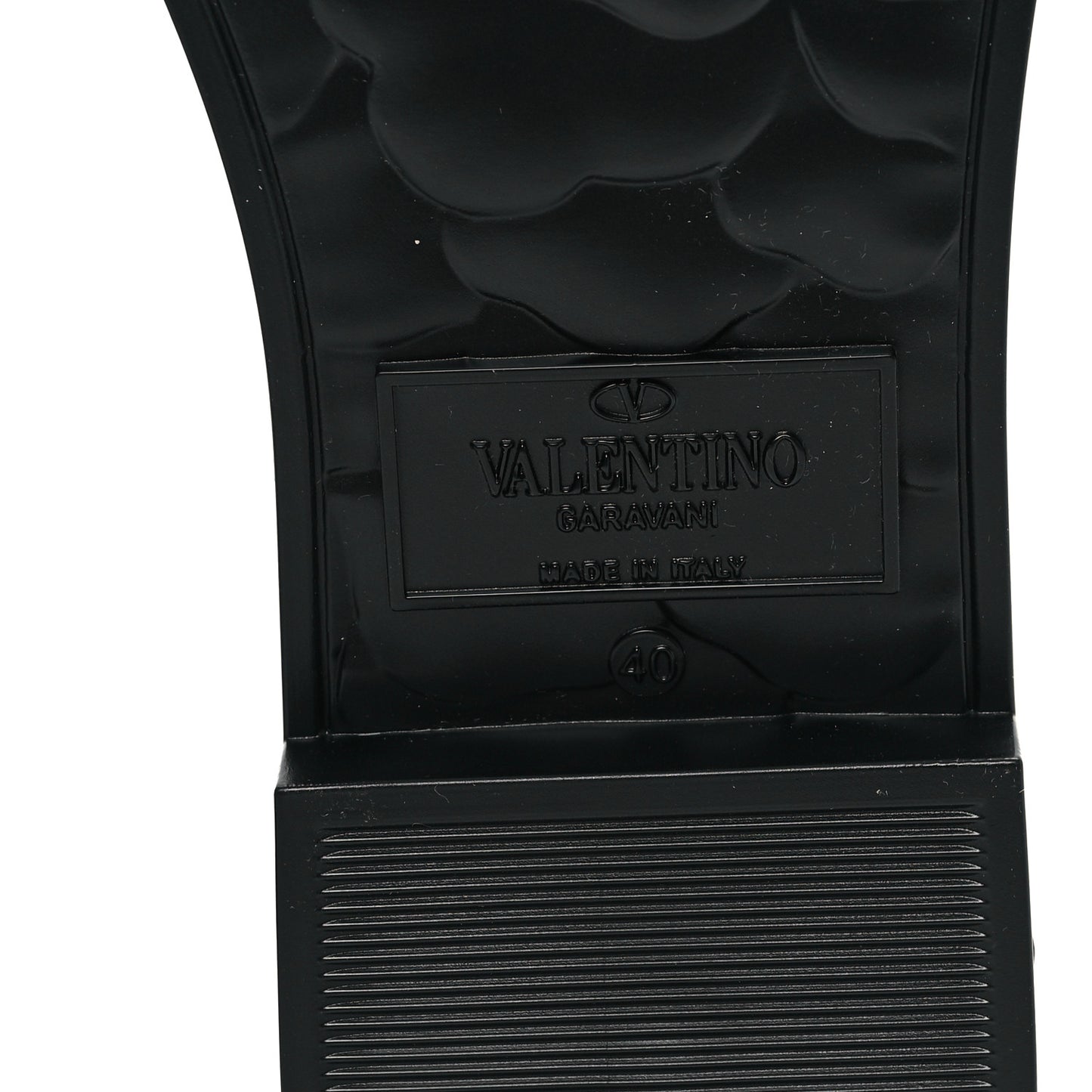 Rubber Atelier 03 Rose Edition 25/40mm Platform Slide Sandals 40 Black