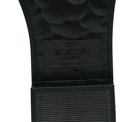 Valentino Garavani Rubber Atelier 03 Rose Edition 25/40mm Platform Slide Sandals 40 Black 7 of 7