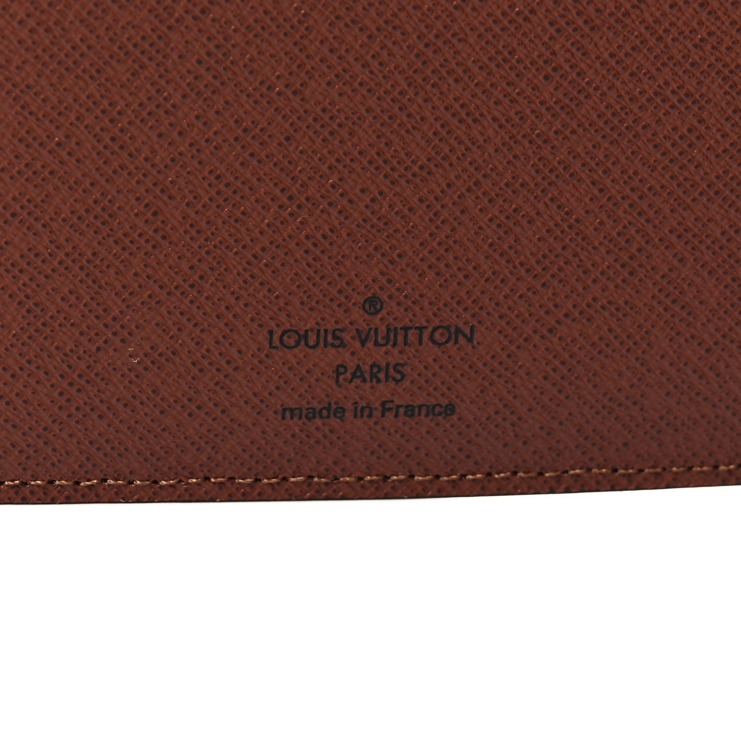 Monogram Desk Agenda Cover