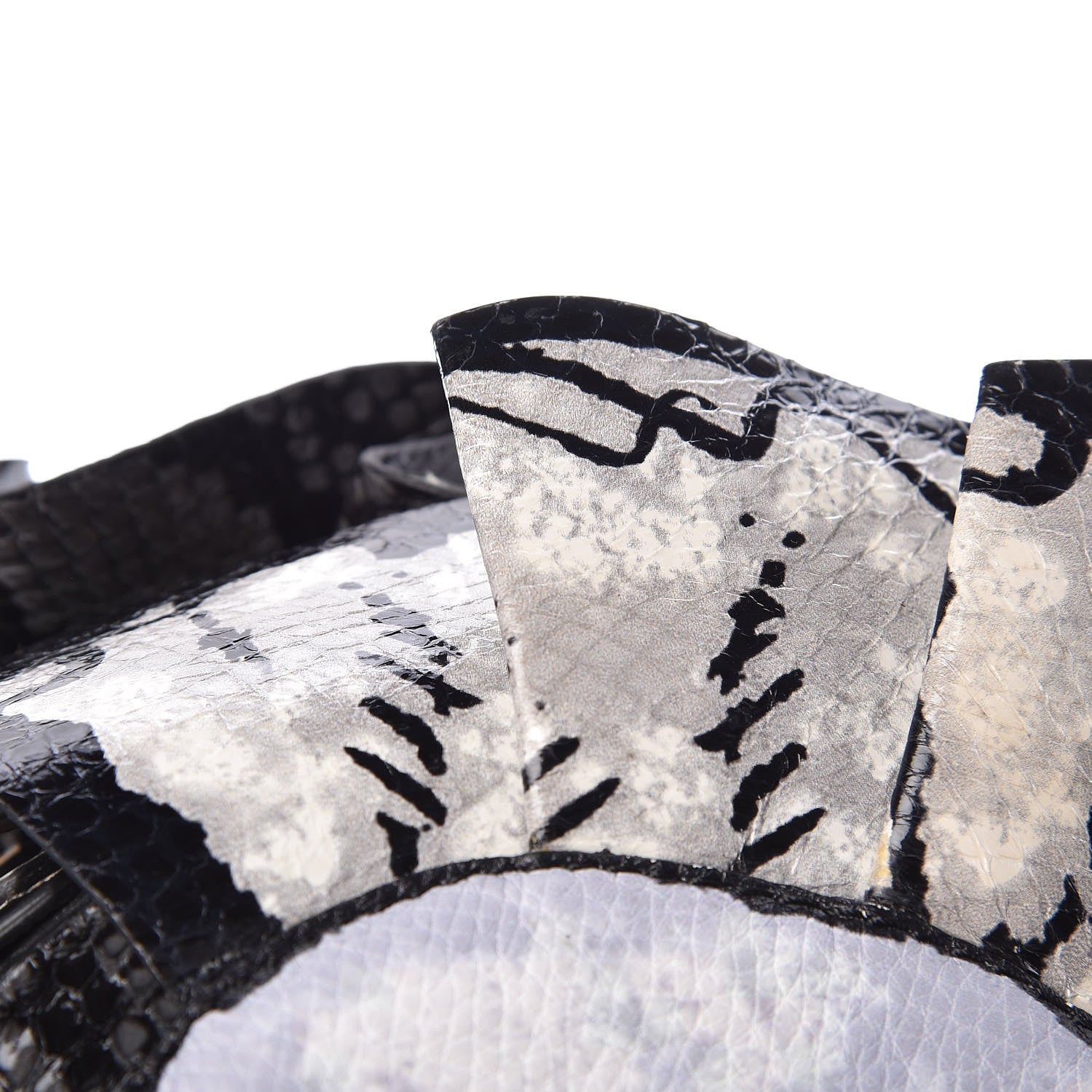Burberry Snakeskin Pallas Helmet Bag Black 11 of 15
