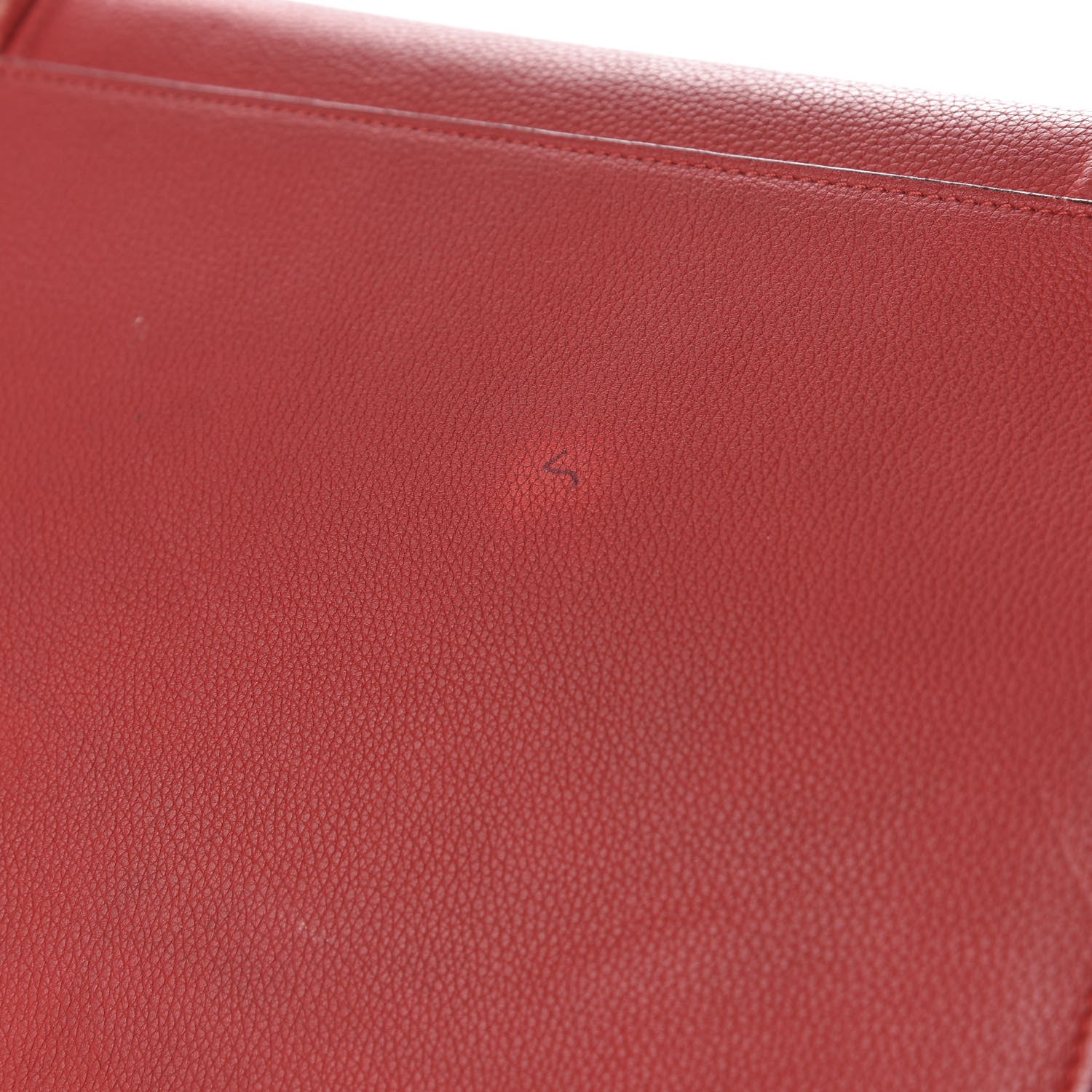 Celine Baby Grained Calfskin Medium Phantom Luggage Carmin 10 of 10