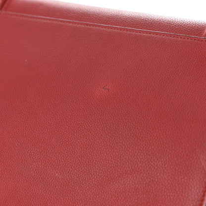 Celine Baby Grained Calfskin Medium Phantom Luggage Carmin 10 of 10
