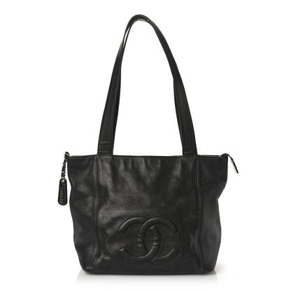 Chanel Caviar CC Tote Black 1 of 10
