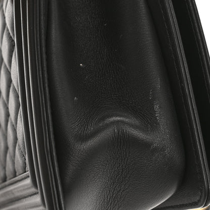 Chanel Calfskin Quilted Medium Boy Flap Black 13 of 13