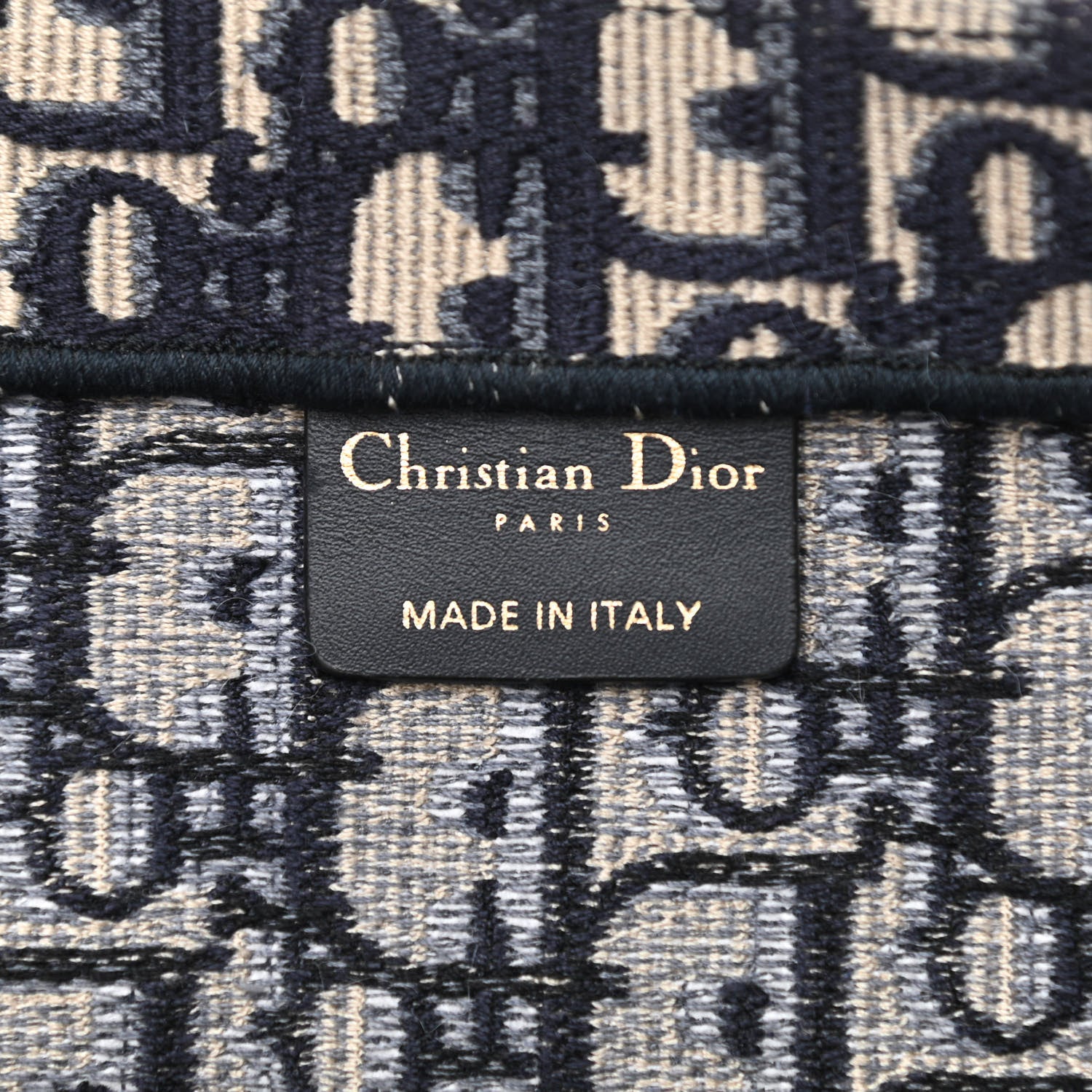 Christian Dior Oblique Book Tote Blue Multicolor 7 of 13