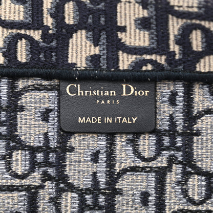 Christian Dior Oblique Book Tote Blue Multicolor 7 of 13