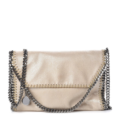 Stella McCartney Shaggy Deer Mini Falabella Crossbody Bag Sand 1 of 12