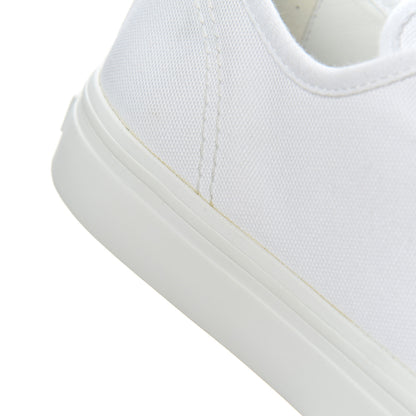 Chanel Fabric Low Top Sneakers 42 White 10 of 11