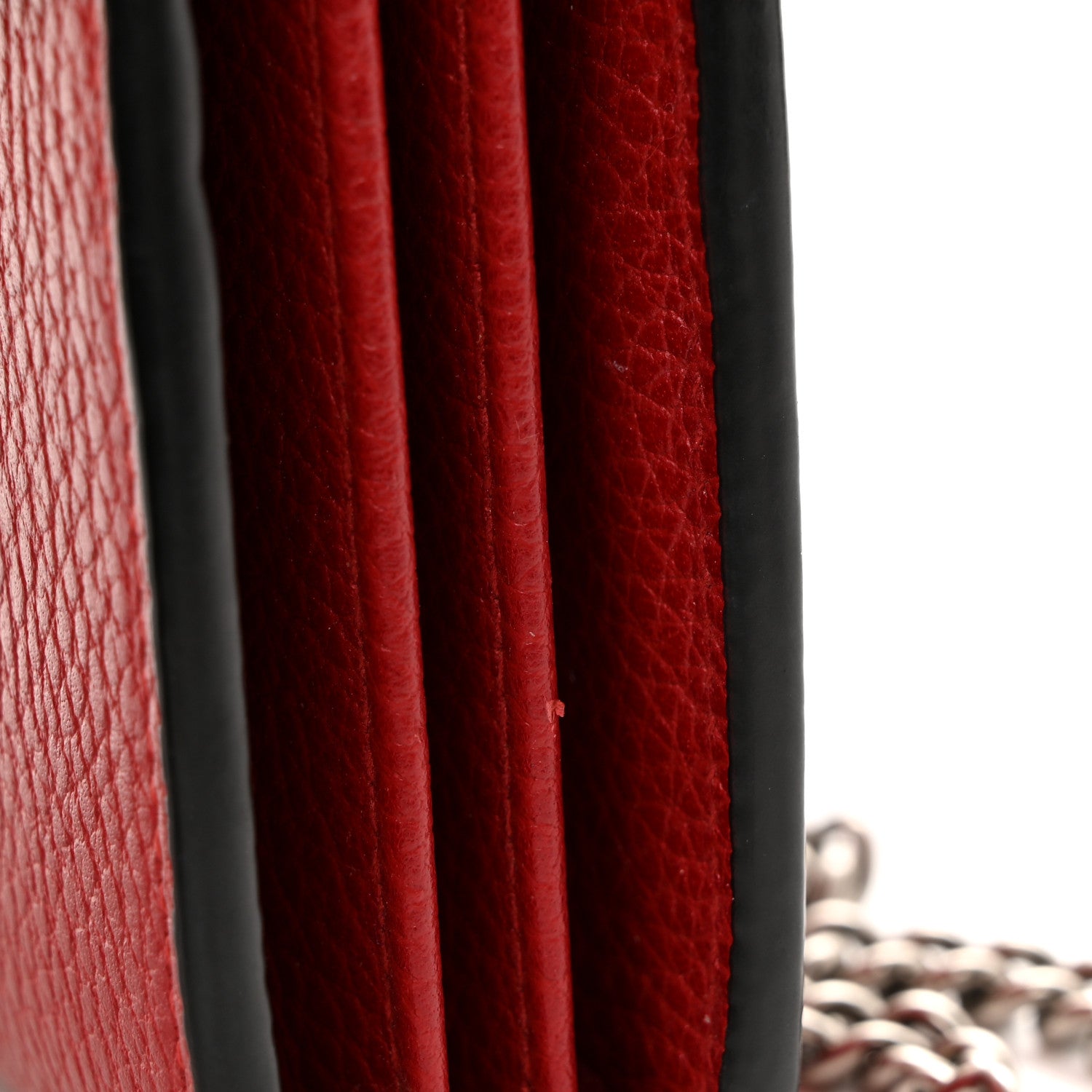 Gucci Calfskin Mini Dionysus Chain Wallet Hibiscus Red 11 of 11
