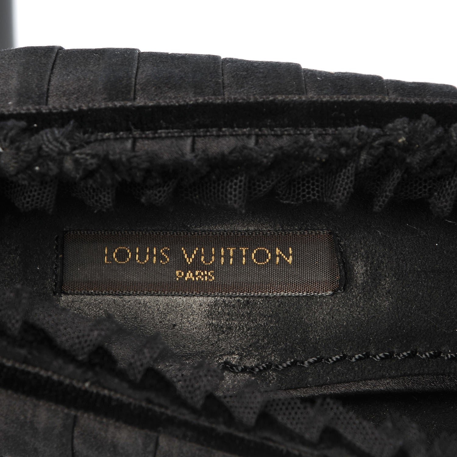 Louis Vuitton Satin Balmoral Pumps 40 Black 8 of 10