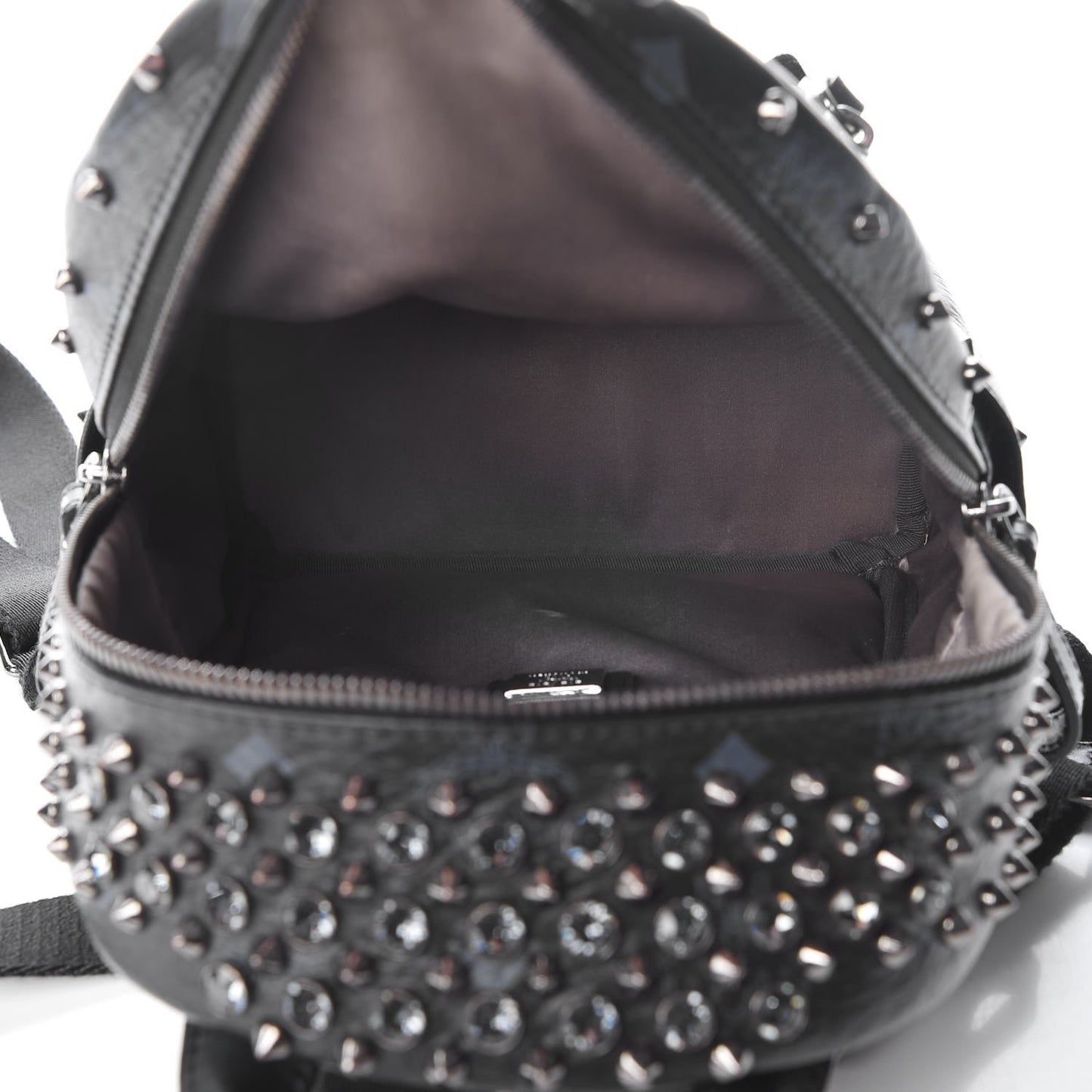 Visetos Swarovski Mini Stark Diamond Backpack Black