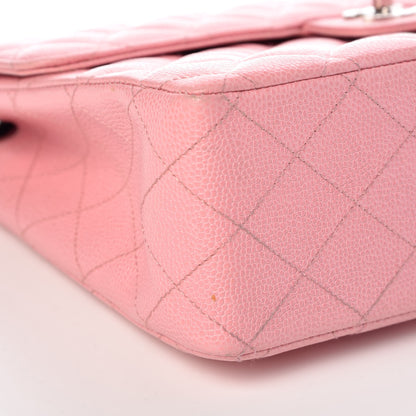 Chanel Caviar Jumbo Single Flap Pink 5 of 16