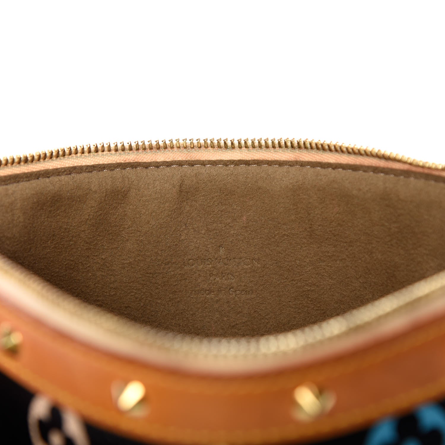 Louis Vuitton Monogram Multicolor Pochette Accessories Black 6 of 7