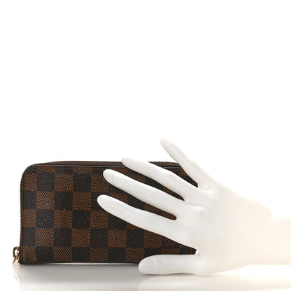 Louis Vuitton Damier Ebene Porte-Monnaie Zippy Wallet 2 of 9