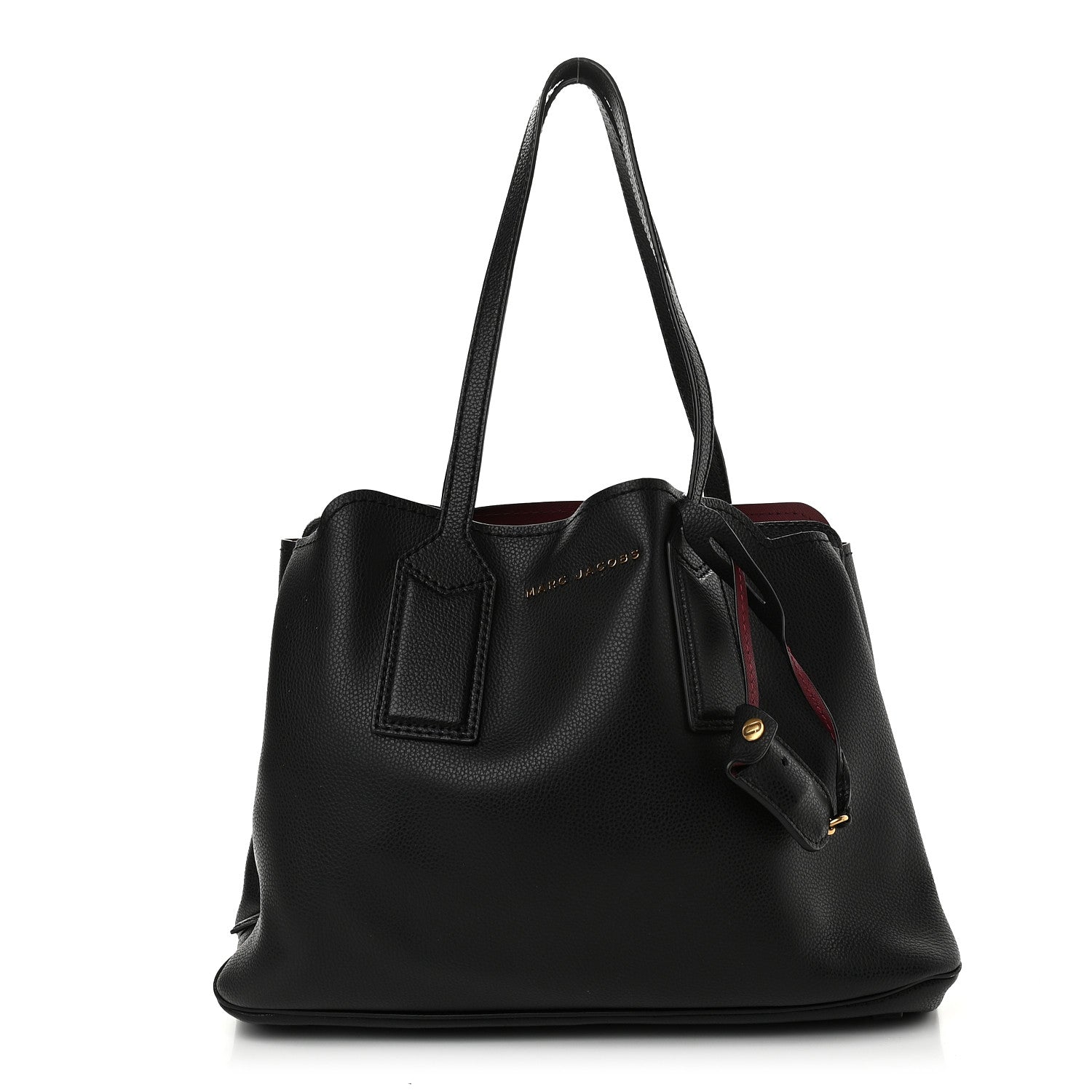 Marc Jacobs Pebbled Calfskin Editor Shopping Tote Black 1 of 8