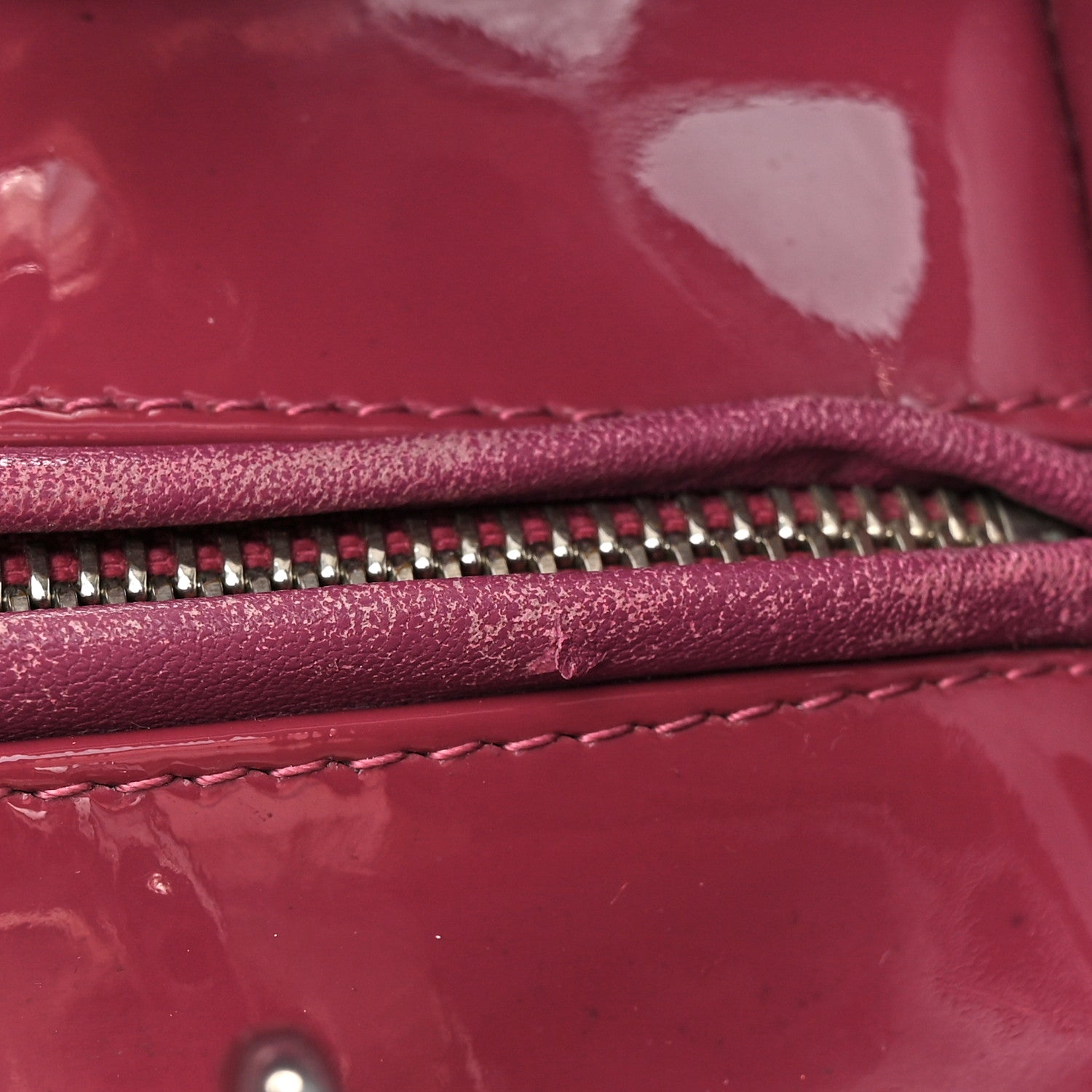 Christian Dior Patent Cannage Medium Lady Dior Dark Pink 11 of 16