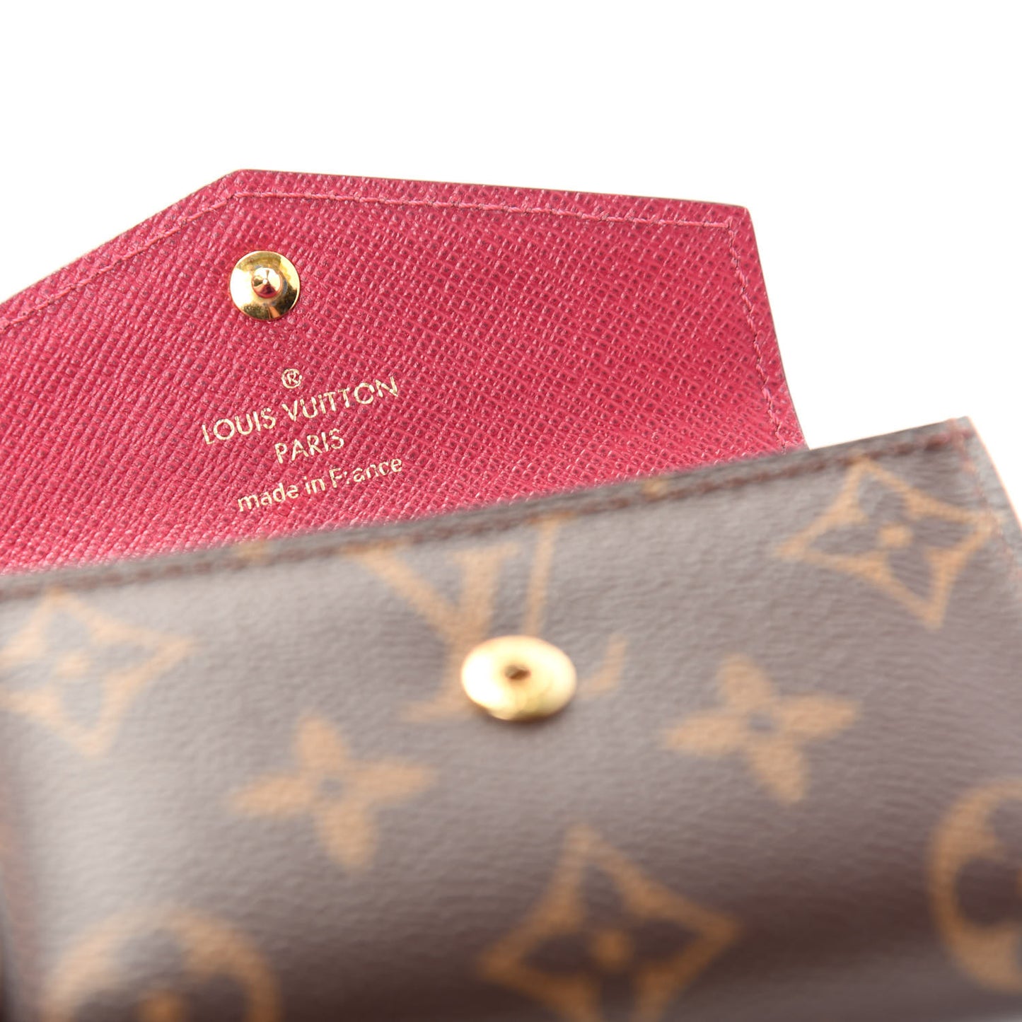 Monogram Sarah Multicartes Fuchsia