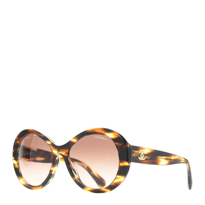 Chanel Oval CC Sunglasses 5372-A Tortoise 1 of 4