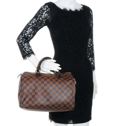Louis Vuitton Damier Ebene Speedy 30 2 of 7