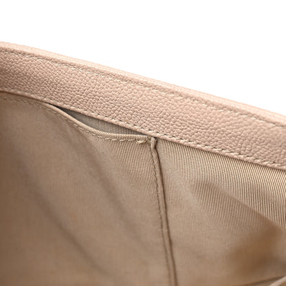 Chanel Caviar Quilted New Medium Boy Flap Beige 13 of 16