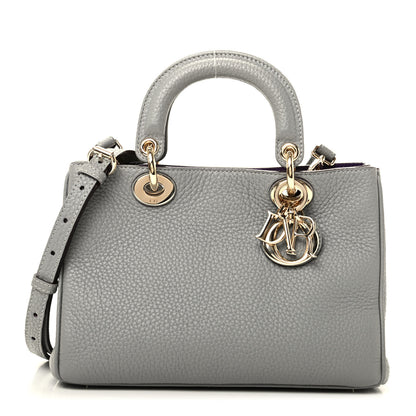 Christian Dior Calfskin Mini Diorissimo Tote Gris 1 of 9