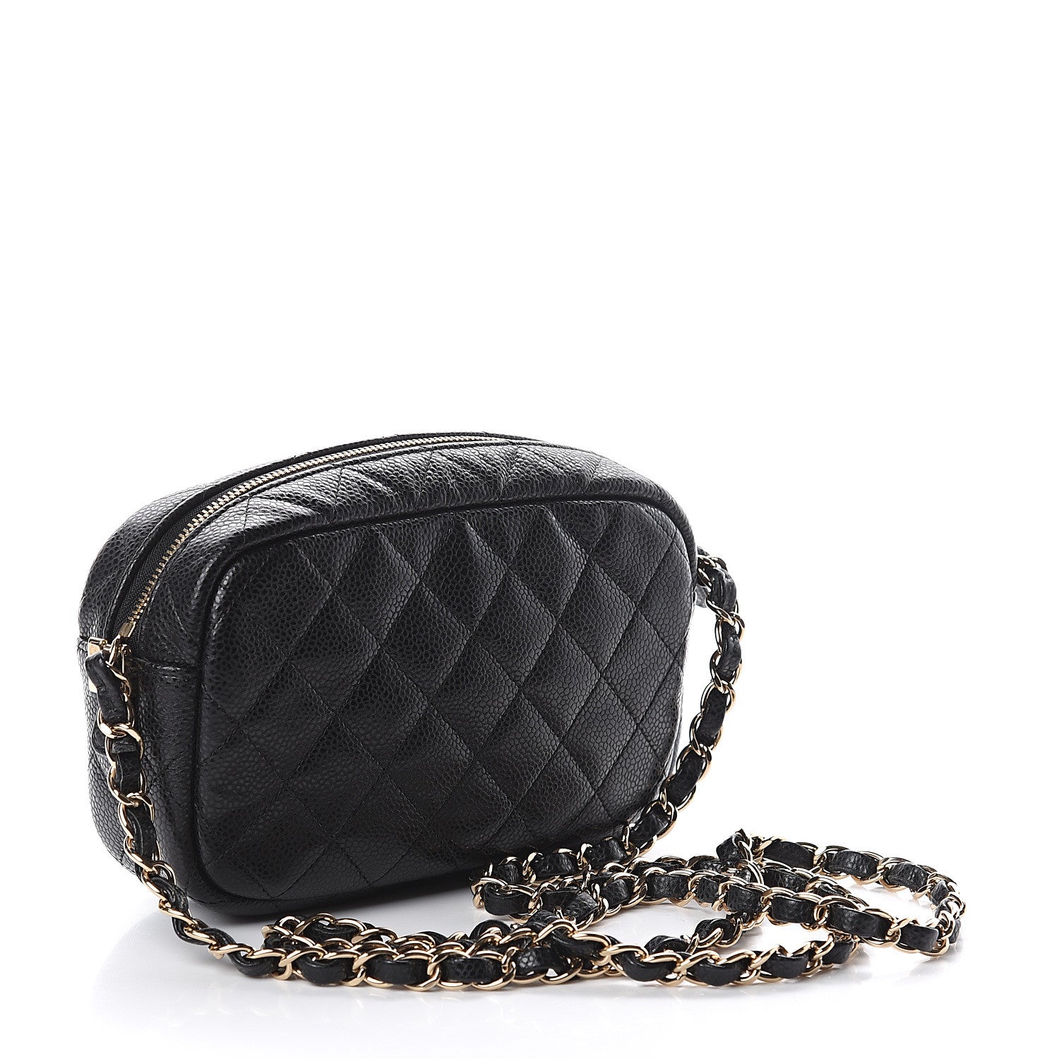 Chanel Caviar Quilted Camera Case Black 2 of 9