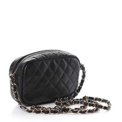 Chanel Caviar Quilted Camera Case Black 2 of 9
