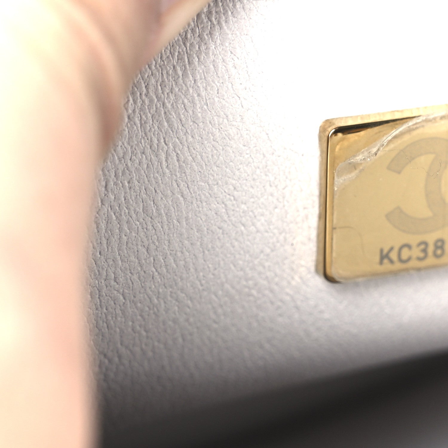 Chanel Shiny Lambskin Quilted Mini Sweetheart Flap Light Grey 8 of 11