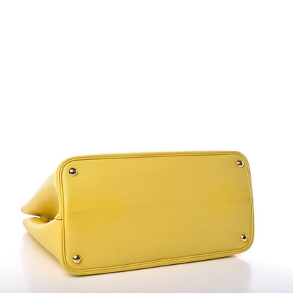 Prada Saffiano Cuir Large Double Bag Girasole 4 of 18