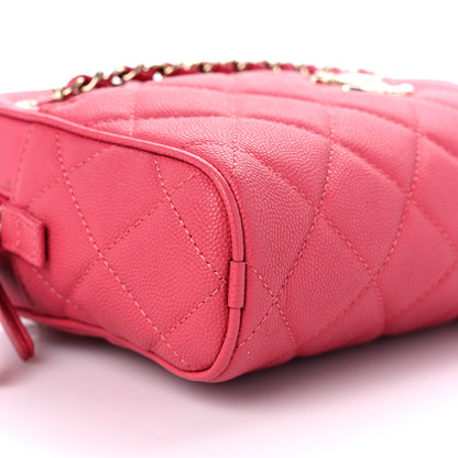Chanel Caviar Quilted Small In & Out Camera Case Pink 8 of 9