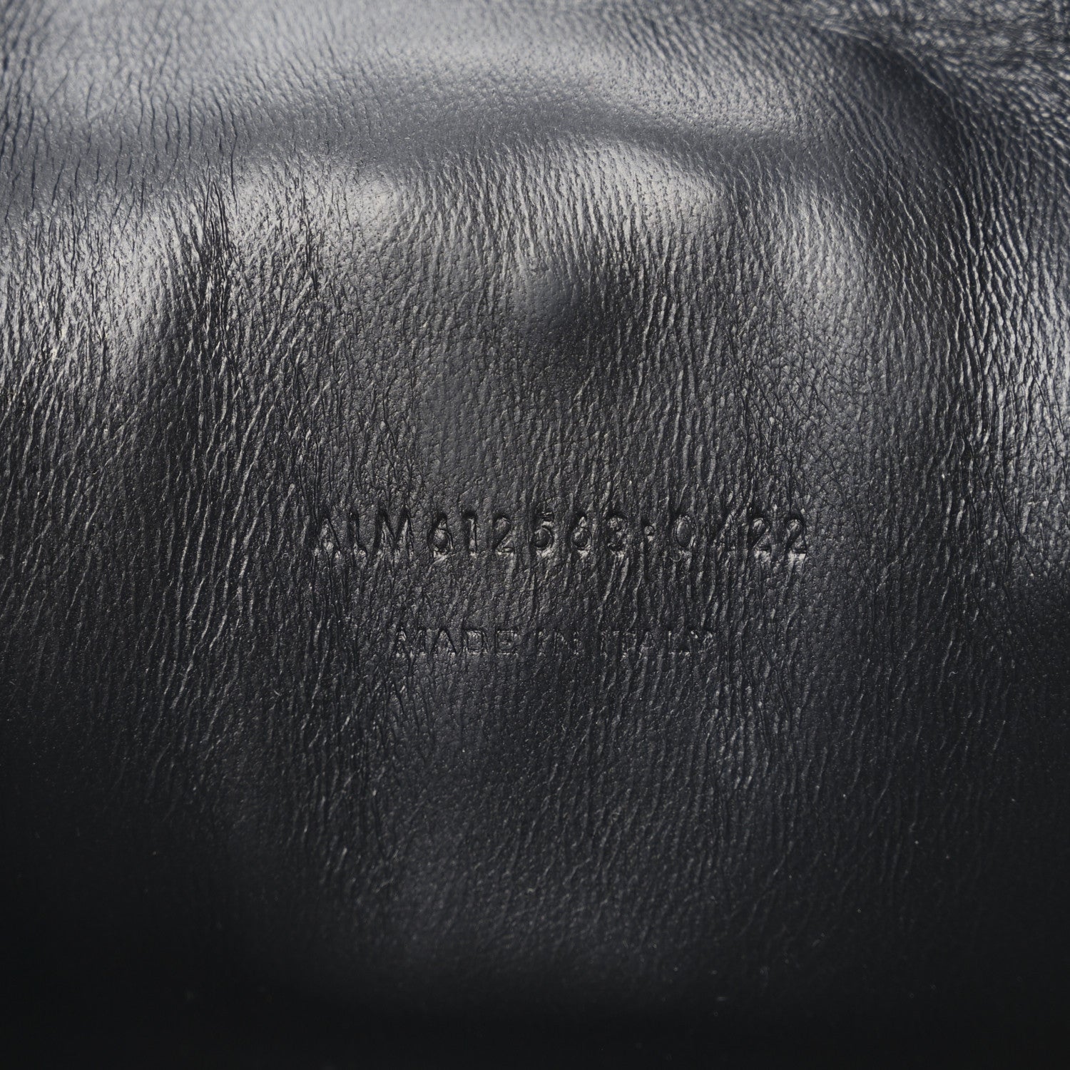 Saint Laurent Patent Calfskin Crocodile Embossed Monogram Mini Lou Camera Bag Black 7 of 10