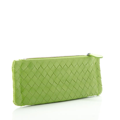 Bottega Veneta Nappa Intrecciato Small Cosmetic Pouch Mela 3 of 8
