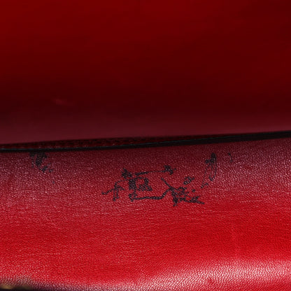 Prada Saffiano Cuir Large Double Bag Black Fuoco 14 of 15