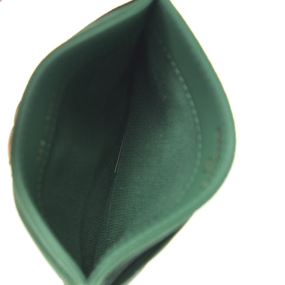 Chanel Caviar Quilted Boy Card Holder Green 4 of 9