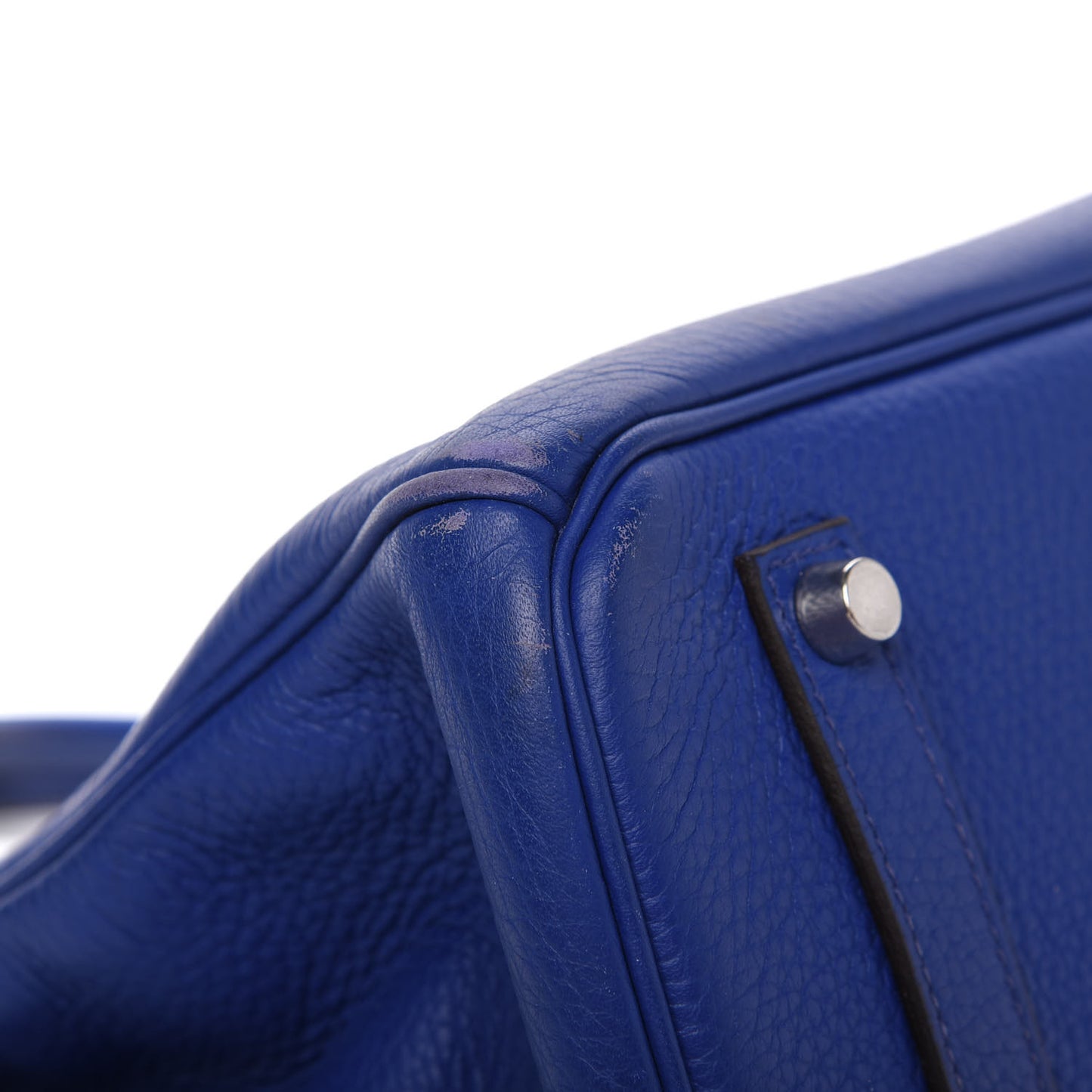 Togo Birkin 35 Bleu Electrique