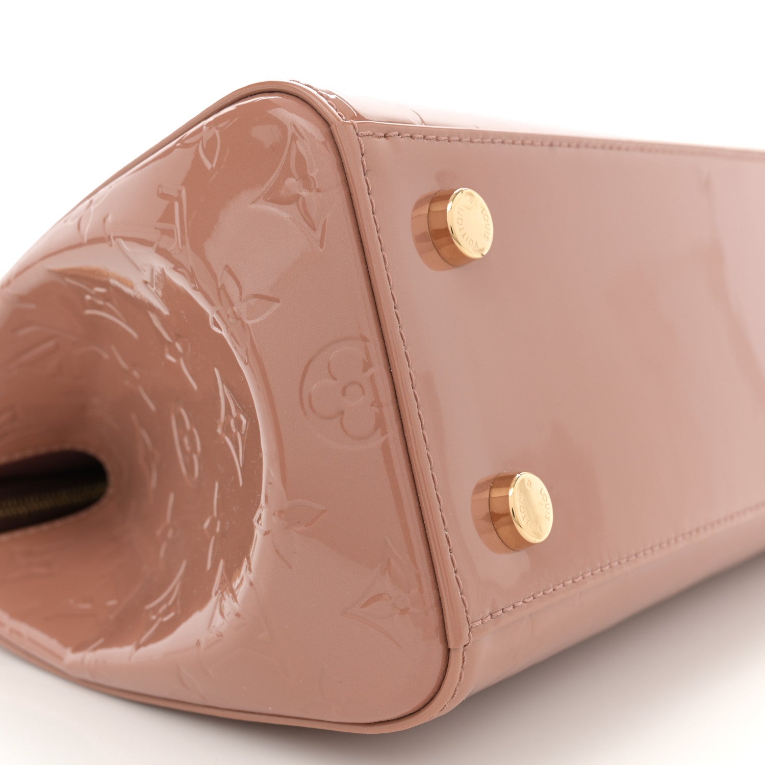 Louis Vuitton Vernis Brea MM Rose Velours 9 of 12
