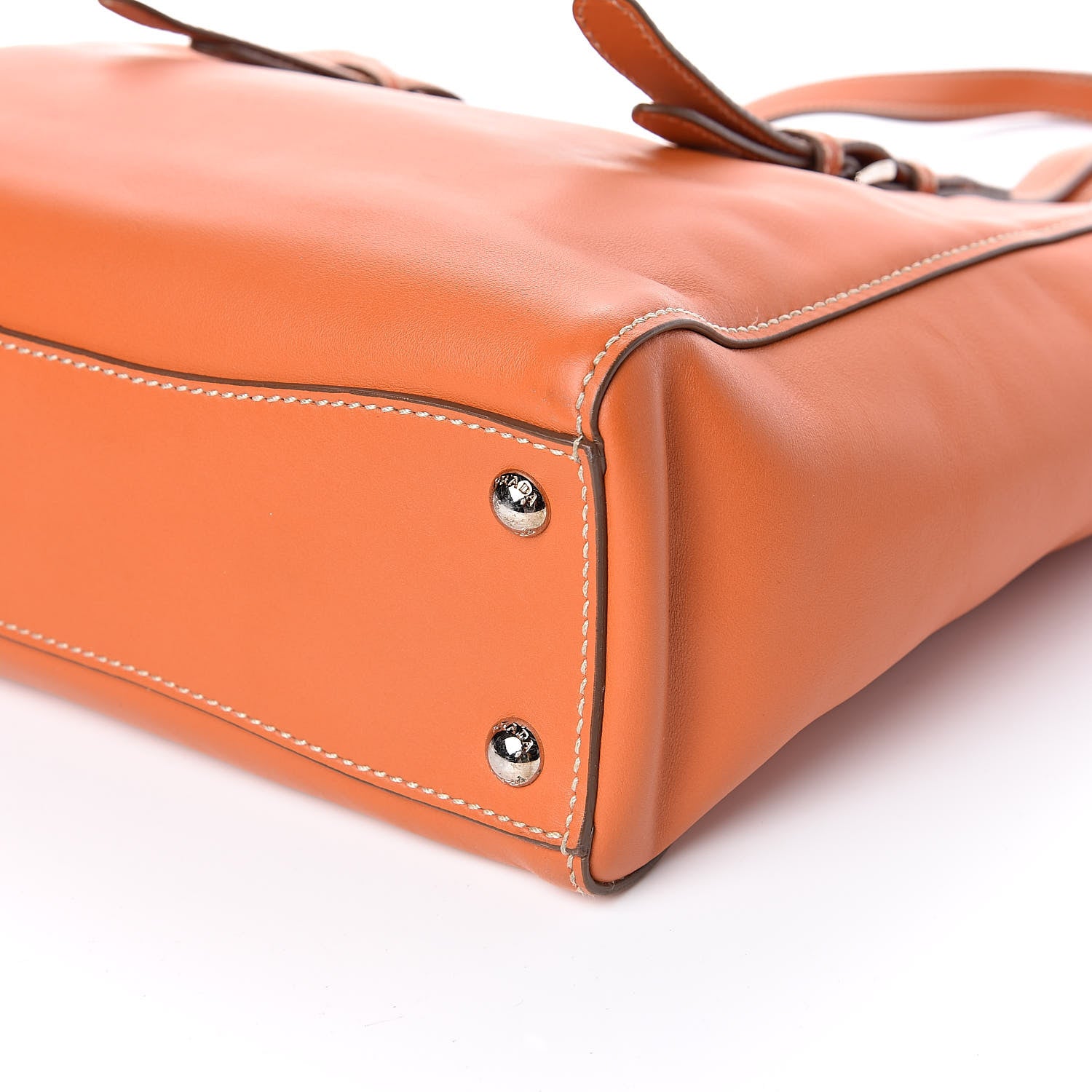 Prada City Calf Sport Tote Papaya 10 of 11