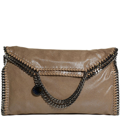 Stella McCartney Shaggy Deer Falabella Fold Over Tote Taupe 1 of 9