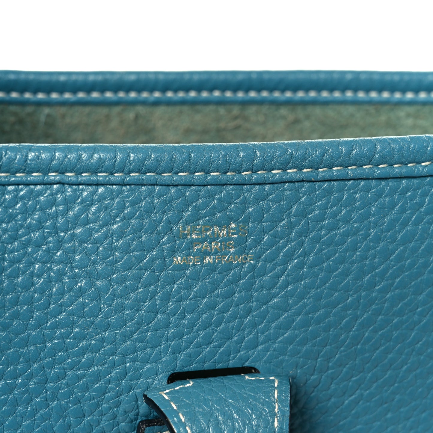 Taurillon Clemence Evelyne III PM Blue Jean