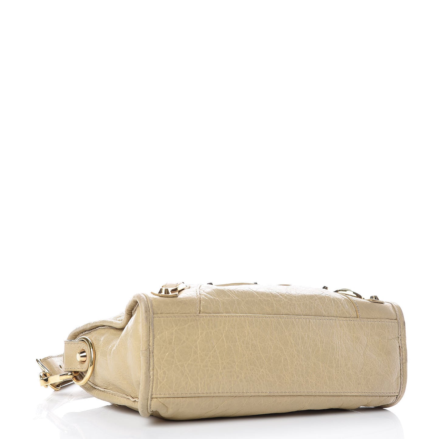 Agneau Classic Gold Hardware Mini S Citytrap Beige Sable