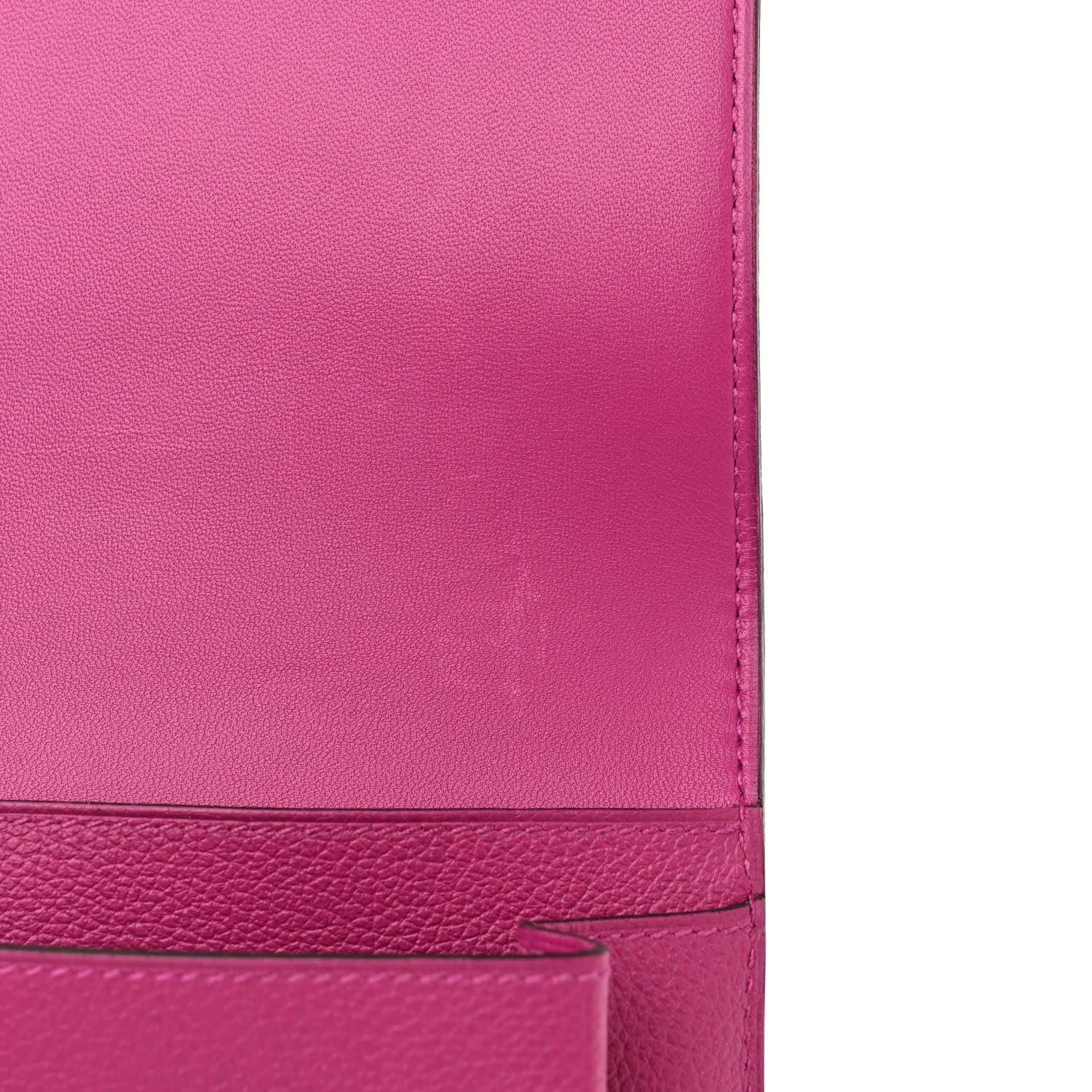Hermes Evercolor Dogon Duo Wallet Rose Pourpre 9 of 10