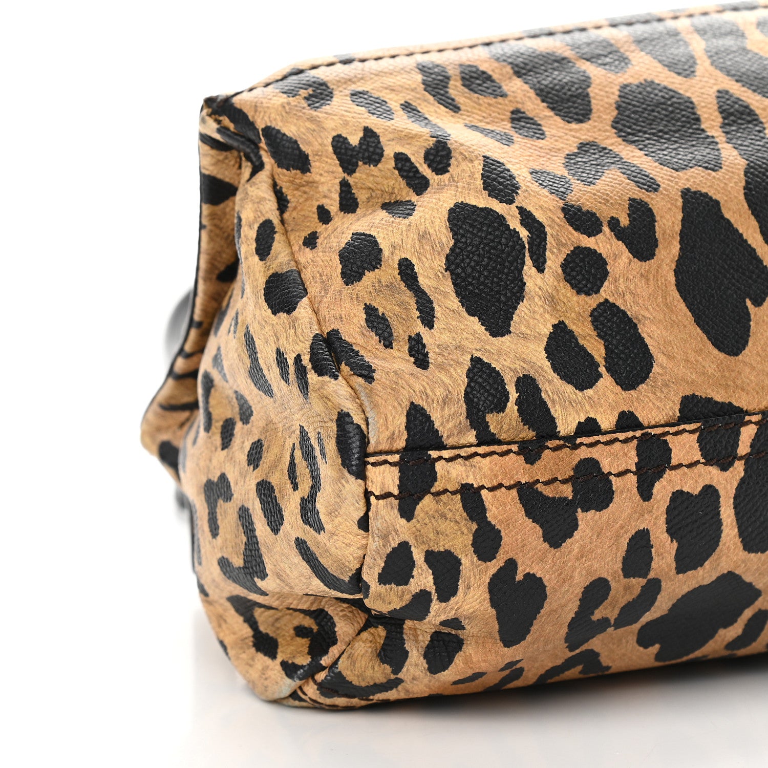 Givenchy Calfskin Leopard Print Mini Pandora Multicolor 8 of 9