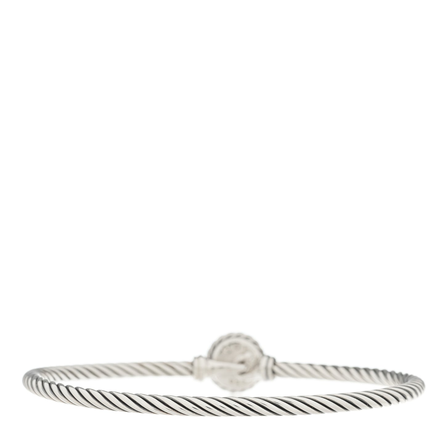 Sterling Silver Blue Topaz 3mm Chatelaine Bracelet